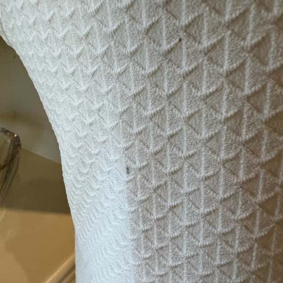 KARLA COLLETTO White piqué sleeveless A-line dress or swim coverup size small - Picture 7 of 11